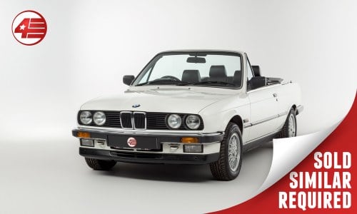 1987 BMW E30 325i Convertible /// 62k Miles /// SIMILAR REQUIRED For Sale