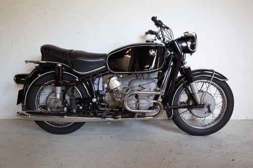 1959 BMW R69. Triple matching numbers. Hoske Sports tank. SOLD