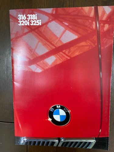 1985 BMW 3 series brochure