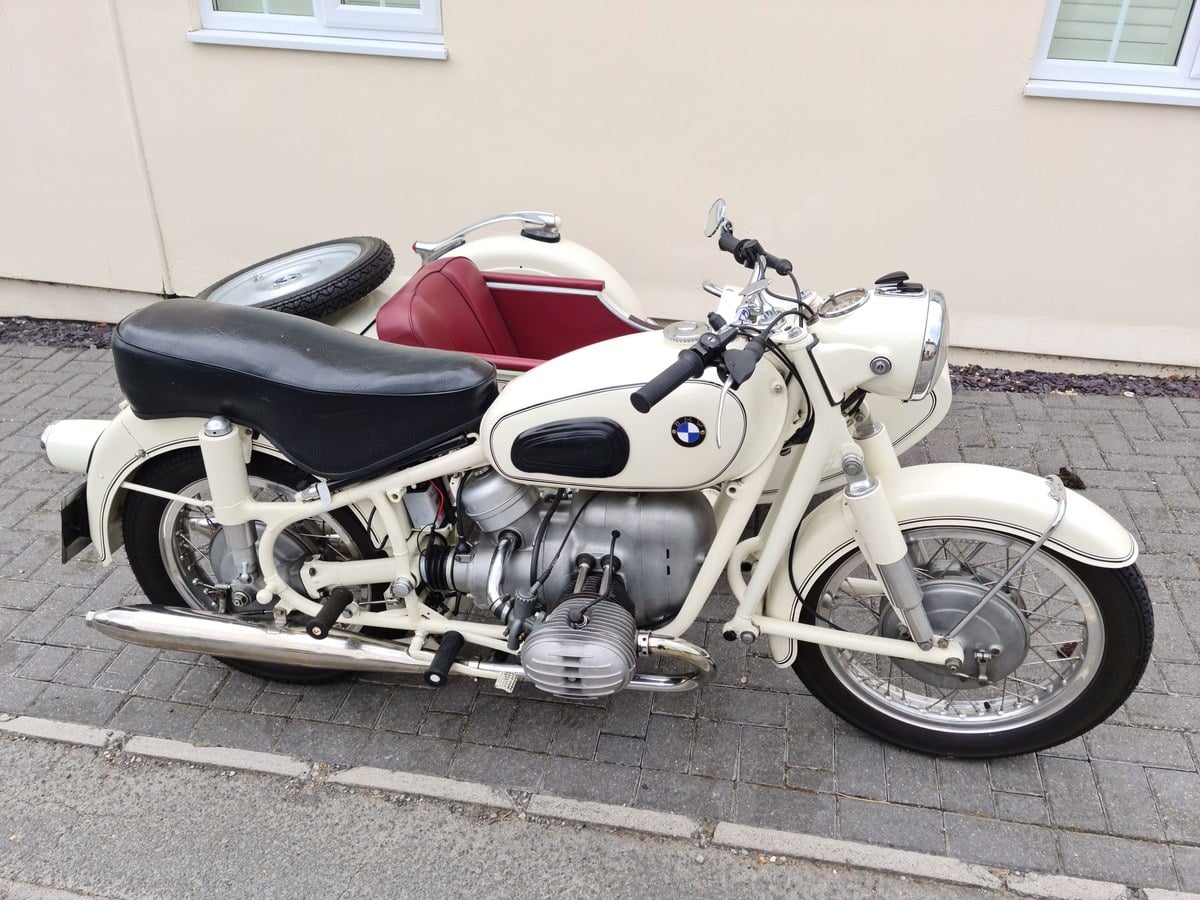 1964 BMW R60/2 & Steib TR500 sidecar Beige Manuel, 4 vitesses n/a in ...