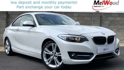 BMW 220d Sport Auto, Leather. WAS 14250 NOW 13150 SAVE 1100