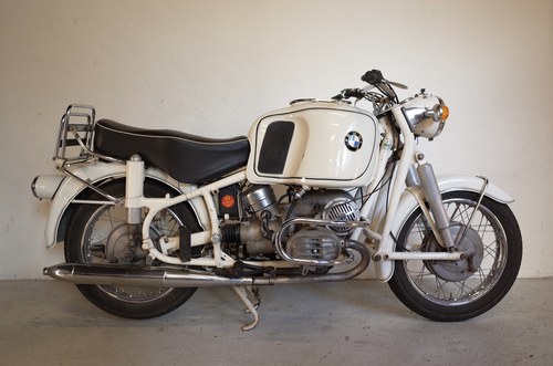 1965 BMW R60/2. Matching numbers. Original paint. Rare tank. SOLD