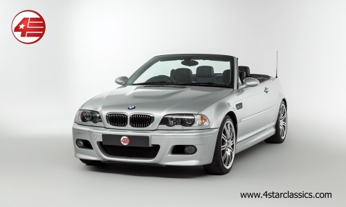2003 BMW E46 M3 Convertible /// 2 Former Keepers /// 42k Miles For Sale