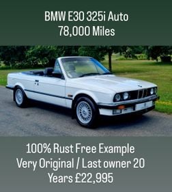 Picture of BMW E30 325i Convertible - No Rust - Ready to show - 78k
