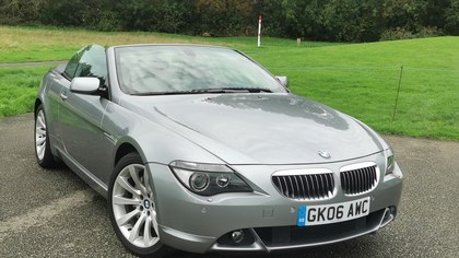 BMW 6 Series 650i Convertible FBMWSH Lady Owner Since 2009