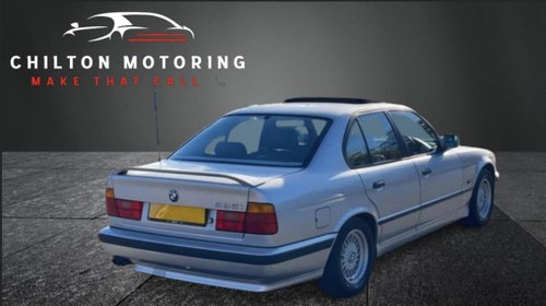 1990 BMW 535I SPORT E34 SALOON STERLING SILVER MANUAL GEARBOX FSH For Sale