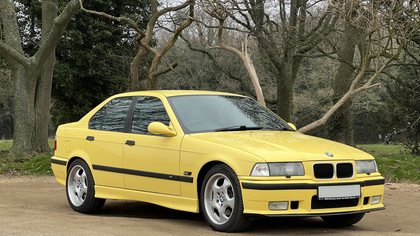 1996 BMW e36 M3 Evolution Dakar Yellow Saloon