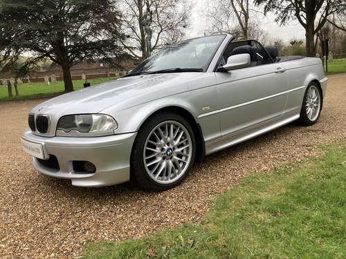 2002 Exceptional Example BMW E46 330CI M Sport Convertible Manual For Sale