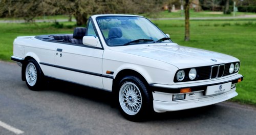 1990 BMW E30 320i Manual - Only 88,000 - FSH - Stunning Condition For Sale
