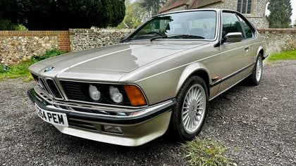first class 1986 BMW 635CSi Auto with just 52000 miles