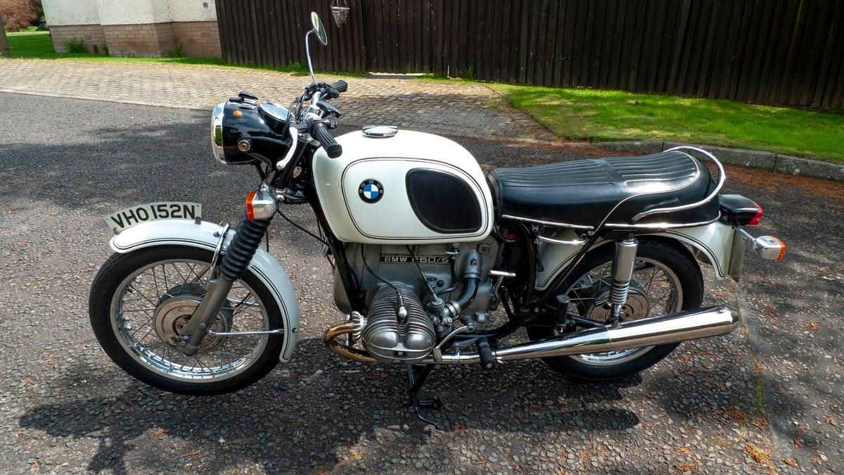 1974 BMW R60 White Manual, 4 speed Right Hand Drive in TRANENT, United ...