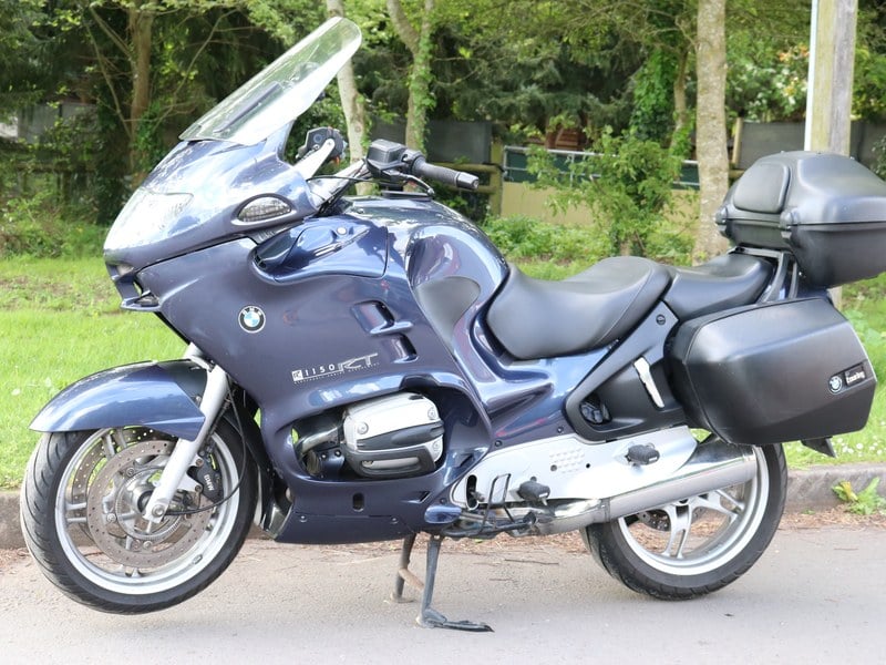 2002 BMW R 1150RT in stunning metallic Blue.