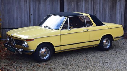 BMW 2002 Baur TC (LHD). Concours condition. Condor Yellow.