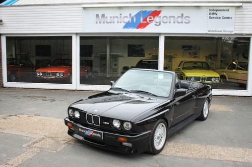 1990 BMW E30 M3 Convertible – project with excellent provenance Till salu