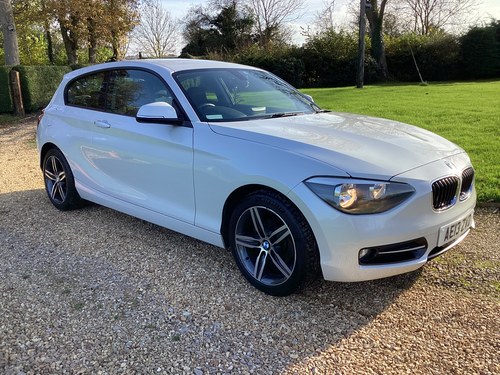 2013 BMW 1 Series F20 116i Sport 3 door.