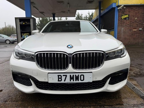 2017 BMW 730d M Sport (G11) in White with Beige leather BMW S/H VENDIDO