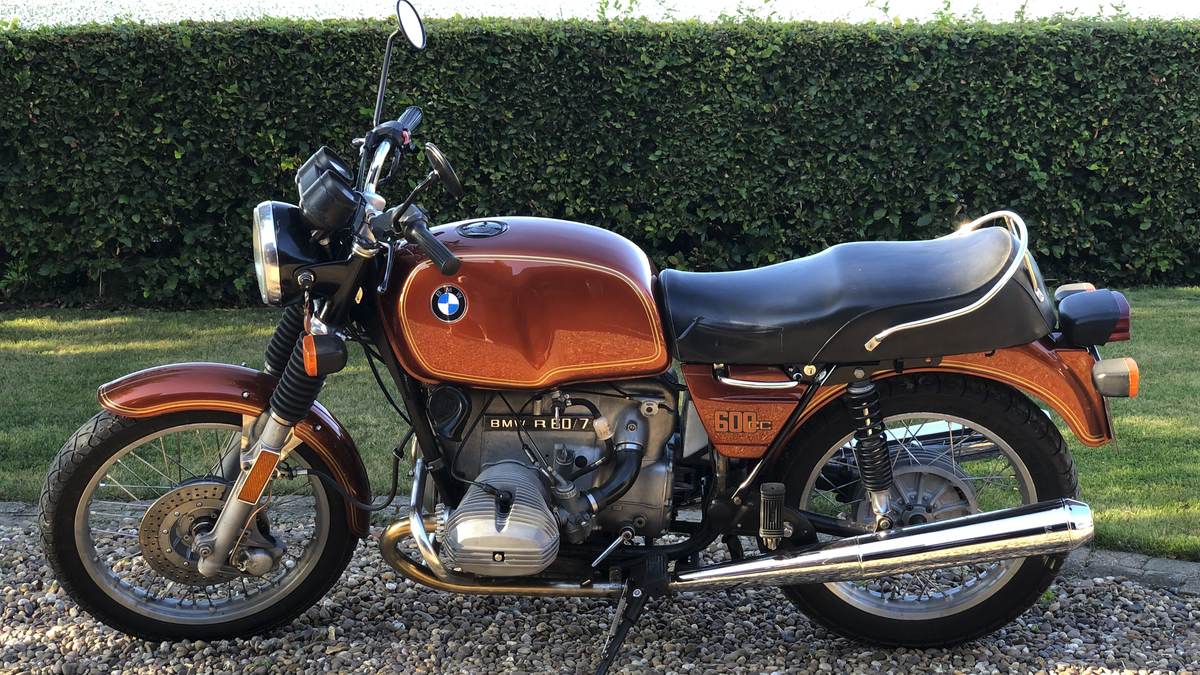 1977 BMW R60 Orange Manual, 5 speed Right Hand Drive in Boston, United ...