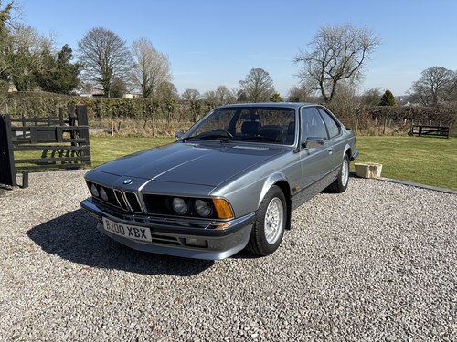 1985 BMW 6 Series E24 M635CSi, 2 owners, low mileage