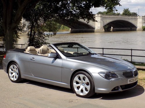 2006 BMW 6 Series 650I Sport Automatic Convertible For Sale