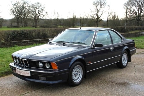 1989 BMW E24 635 CSI Highline 4 Speed Switchable Automatic SÅLD