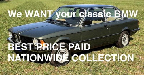 1980-2012 BMW 6 Series E63 and 80s E21 3 Series WANTED