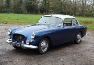 1963 Bristol 407 in blue with silver roof For Sale