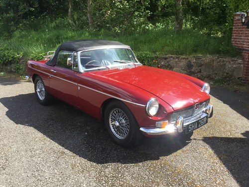 1977 MGB Roadster, Damask red, 93,000 miles For Sale
