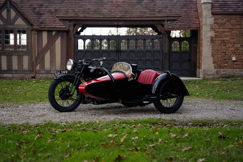 1938 Brough-Superior SS80 De Luxe Petrol Tube & Sidecar For Sale