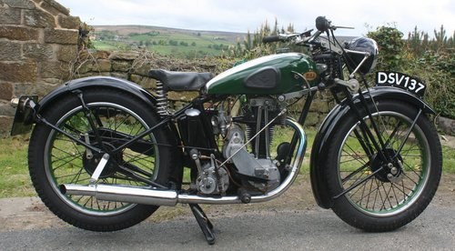 1936 BSA B18, 249 cc Zu verkaufen durch Auktion