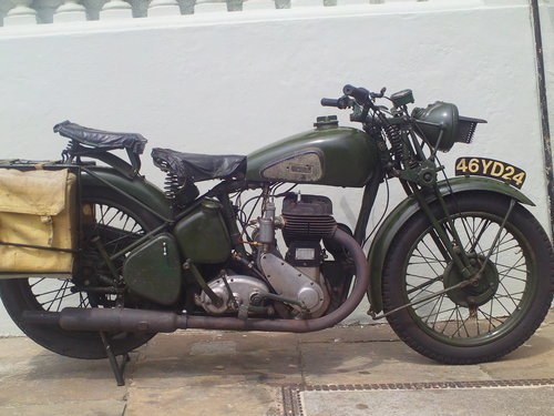 1941 BSA WM20 MILITARY VERKAUFT
