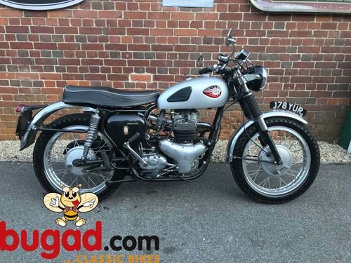 1961 BSA A10 Gold Flash 650cc - High Level Pipes, High Comp Eng For Sale
