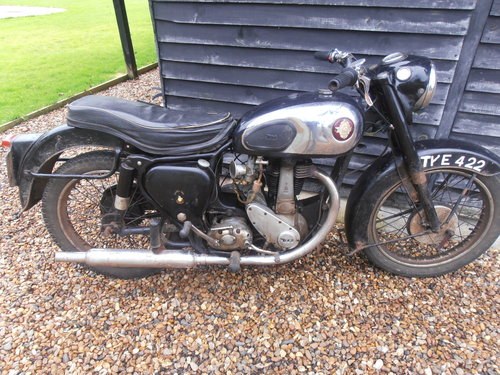1954 BSA  500cc, oiley rag bike, transferable number.  In vendita