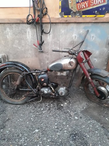 1954 bsa c12 250cc with  v5 logbook For Sale