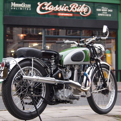 1938 BSA B24  O.H.V. With B25 350cc Competition Engine. For Sale
