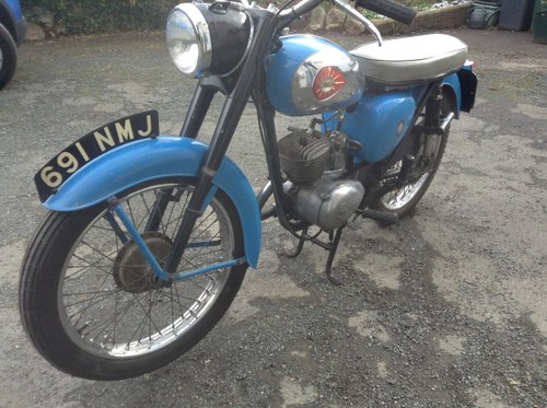 1964 BSA D7 Bantam - pretty in Sapphire Blue SOLD