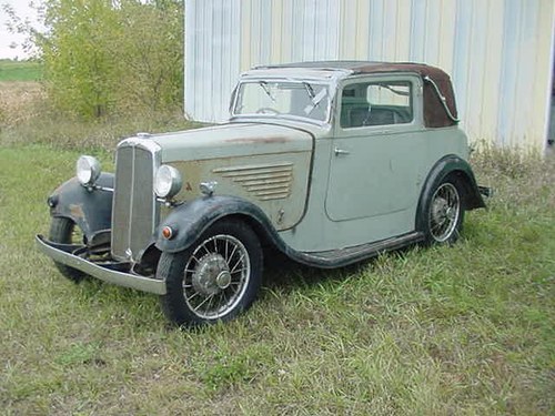 1934 BSA peerless coupe  For Sale