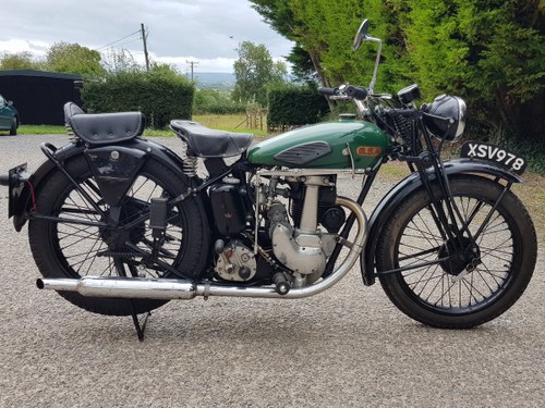1937 BSA B21 OHV SPORTS 250. VERY RARE PRE WAR CLASSIC SOLD