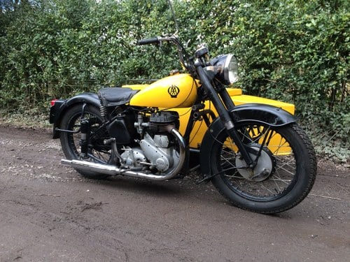 1959 BSA M21 Genuine AA Sidecar outfit 600cc For Sale