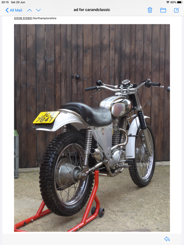 1973 BSA Cheney BSA B50MX JBR in Kettering, United Kingdom For