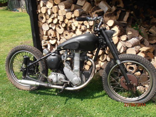 1950 BSA B34A .PLUNGER COMPETITION 500CC ALLOY MODEL SOLD