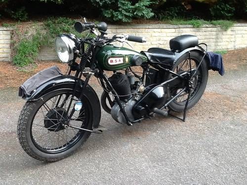 1930 Very Collectable BSA H30-8 Deluxe "Sloper" For Sale