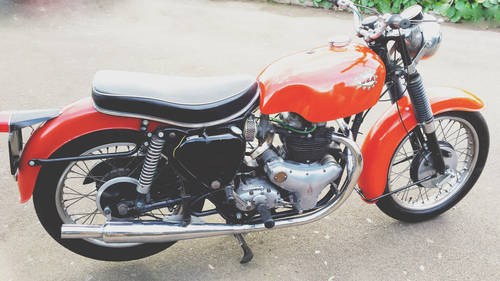 BSA A7 Model (Red) 1958  For Sale