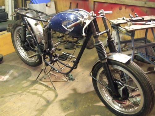 1959 BSA C15 race bike project VENDUTO