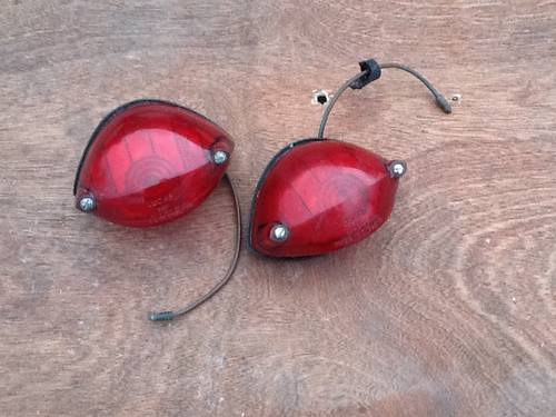 1950 Pair Lucas Tail Lamps SOLD