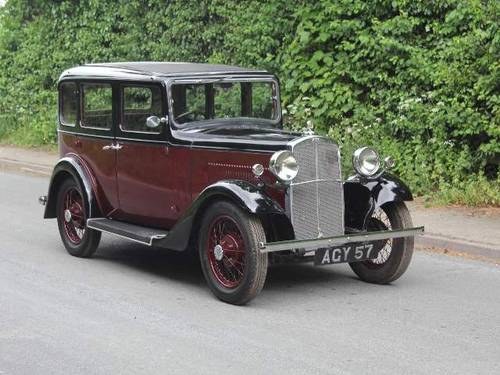 1933 BSA 10 H.P Saloon - AGY 57 SOLD