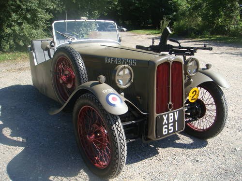 A very rare 1934 BSA 3-Wheeler – suspected wartime For Sale