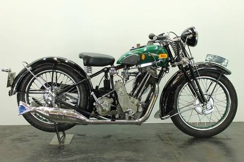 BSA M34-13 / 5.95hp deluxe 1934 600cc 1 cyl ohv For Sale