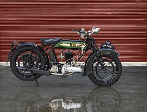 1926 BSA 500cc SIDE-VALVE FLAT TANK For Sale by Auction