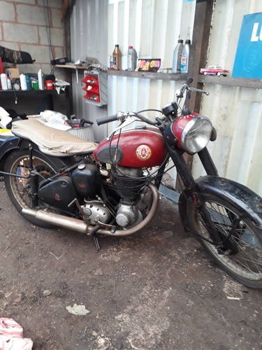 1954 bsa c11g 250cc with new v5 logbook barn find For Sale