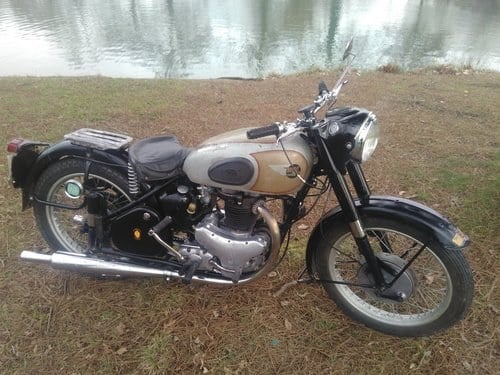 1954 bsa A10 plunger gold flash For Sale
